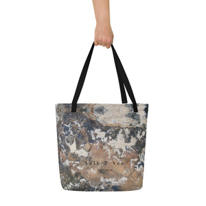 Earthy | Cotton Tote Bag with inside pocket